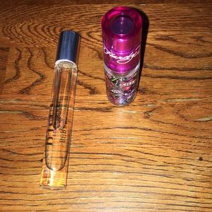 Ed Hardy and Burberry spray duo*
